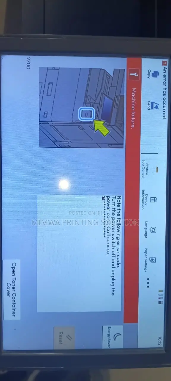 Professional Taskalfa, Ecosys Kyocera Printers Repair and Servicing