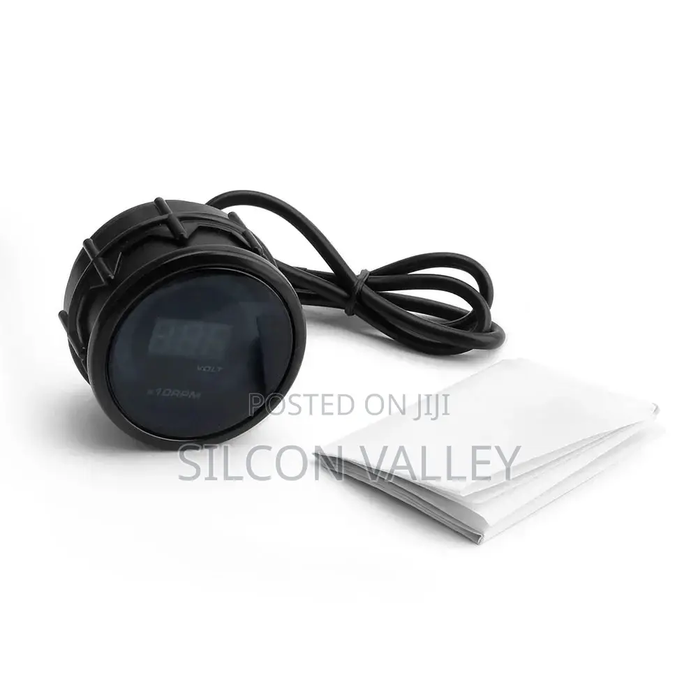 52mm Digital Smoked Tachometer With LED Light Display