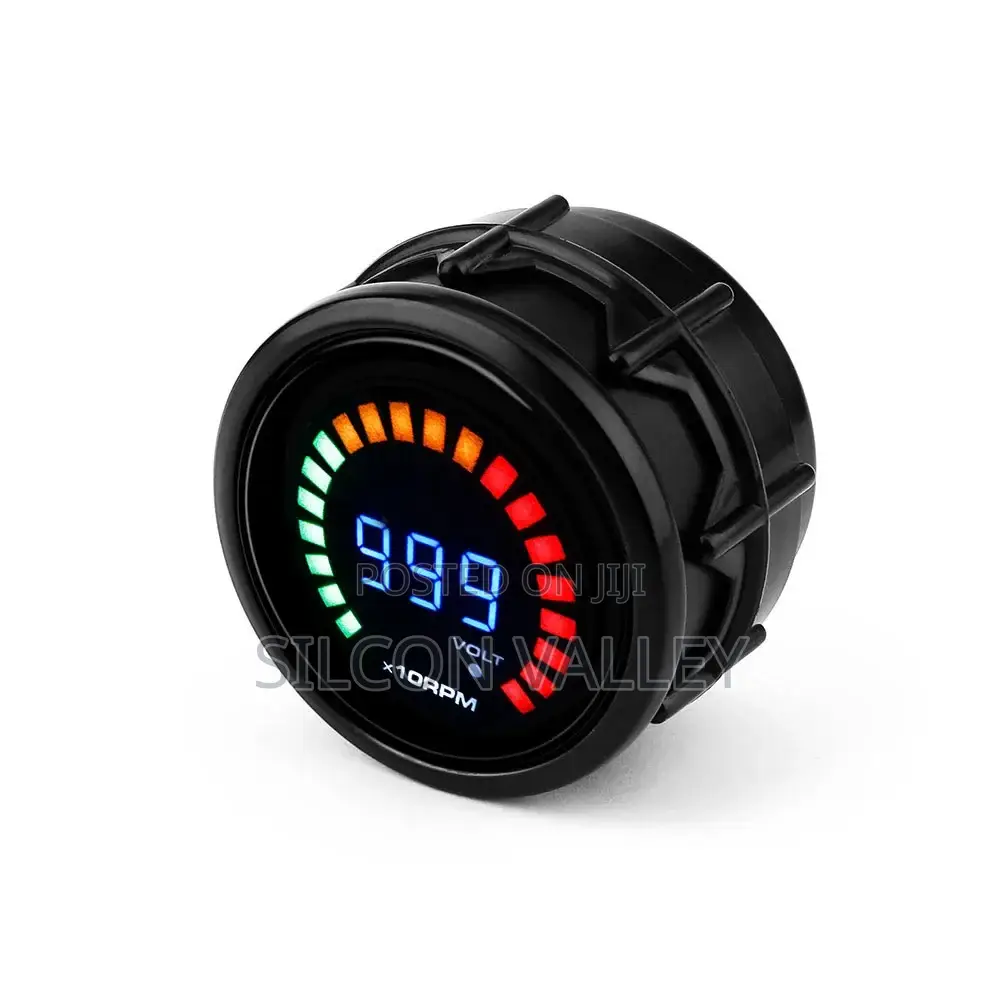 52mm Digital Smoked Tachometer With LED Light Display