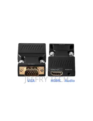 VGA Male to HDMI Female Converter With Audio Adapter 1080P for PC HDTV