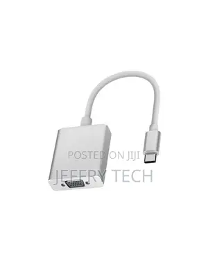 USB 3.1 Type C to VGA Female Adapter Cable for Macbook 12 Inch Chrome