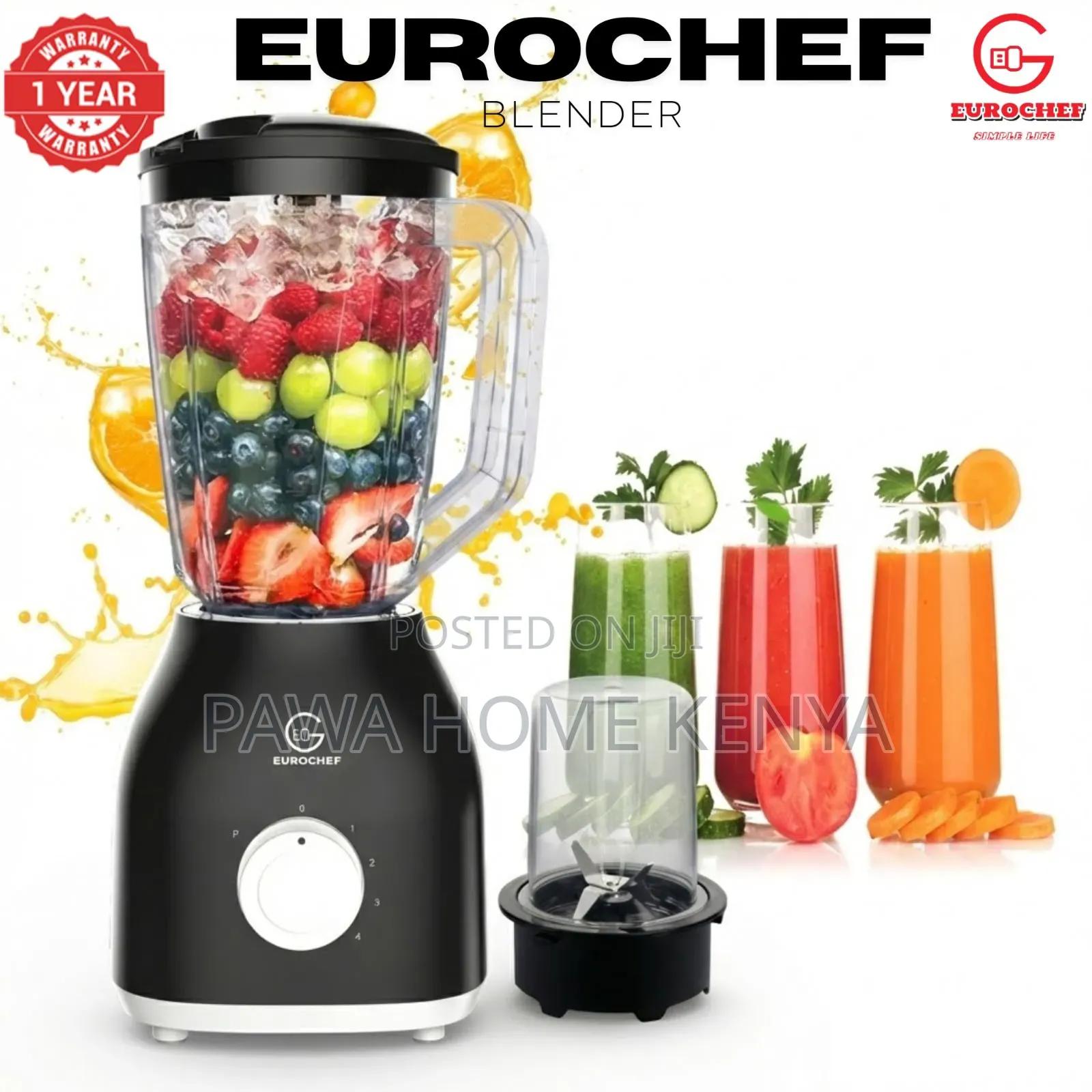 2 in 1 Eurochef Blender