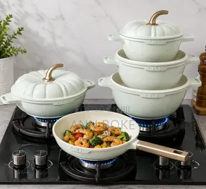 *9 PCS USFE PUMPKIN Granite Cookware Set*
4sets of Sufuria