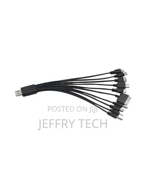 Universal 10 in 1 Multi USB Charger Cable Adapter for Mobile Phone PSP