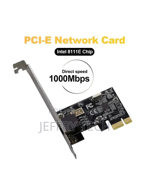 Gigabit Ethernet LAN PCI-E Express Network Desktop Contr Card 1000Mbps - thumbnail 2