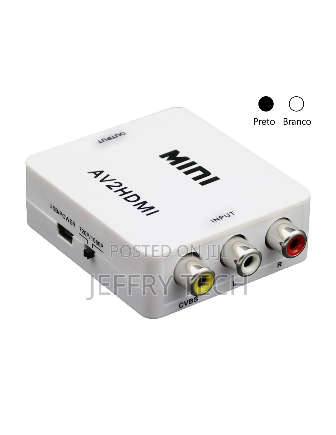 AV / CVBS / RCA / Video Composite to HDMI 1080P Converter Adapter