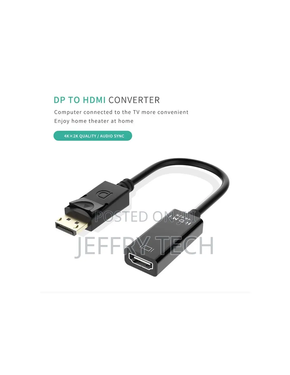 DisplayPort DP to HDMI Cable Converter Adapter