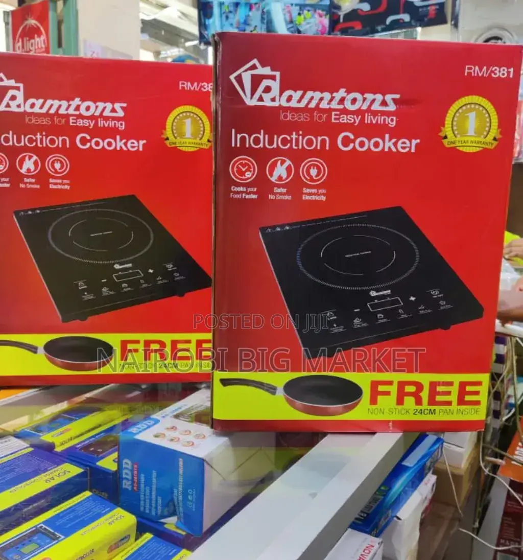 *Ramtons Induction Cooker With Free Pan