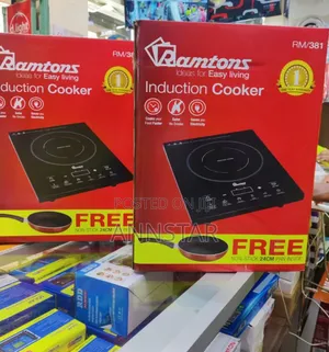 *Ramtons Induction Cooker With Free Pan