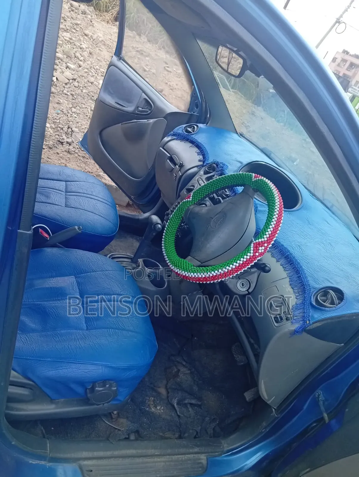 Toyota Vitz 2002 Blue