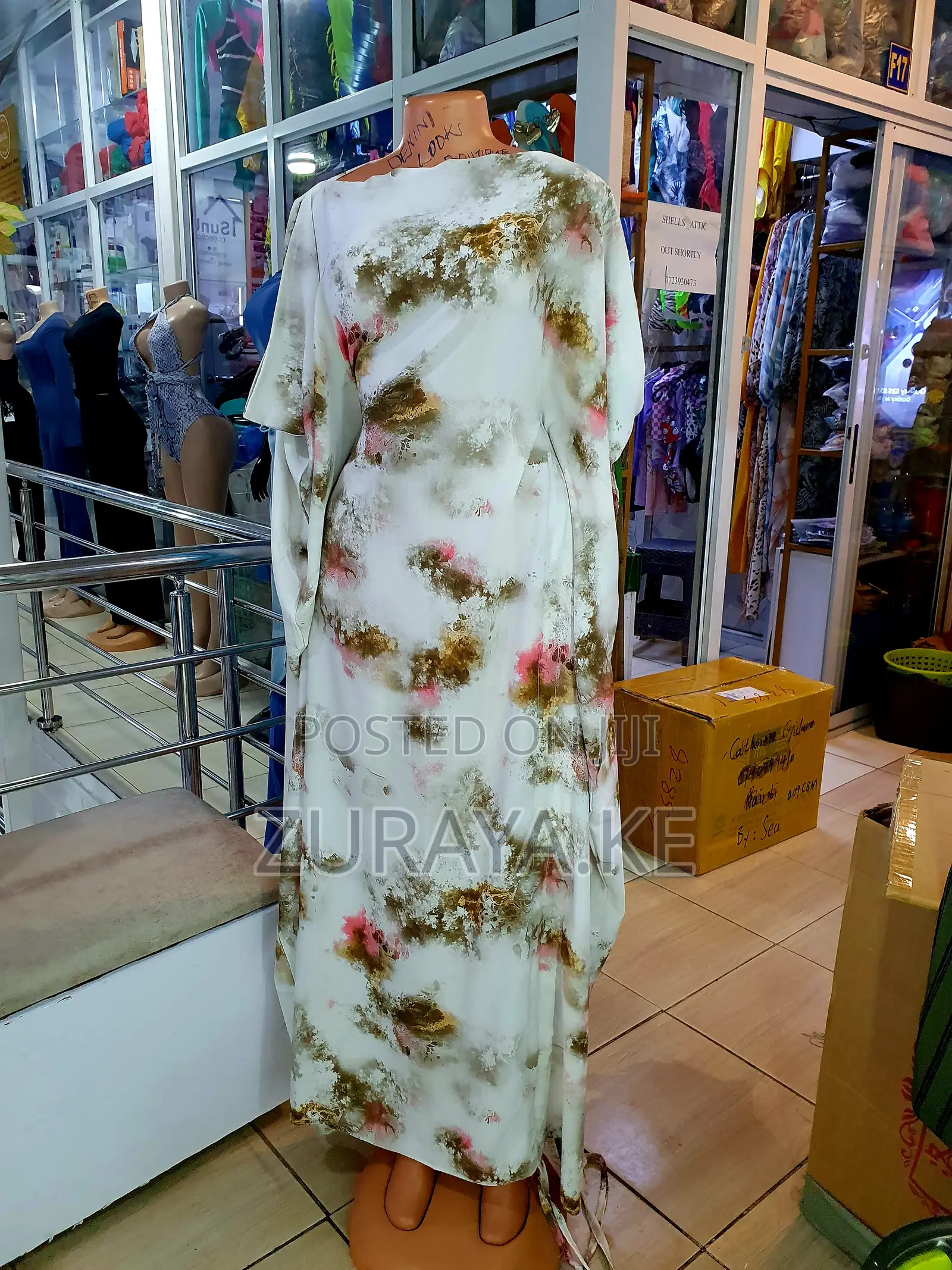 Drawstring Kaftan Dress|Maxi Dress