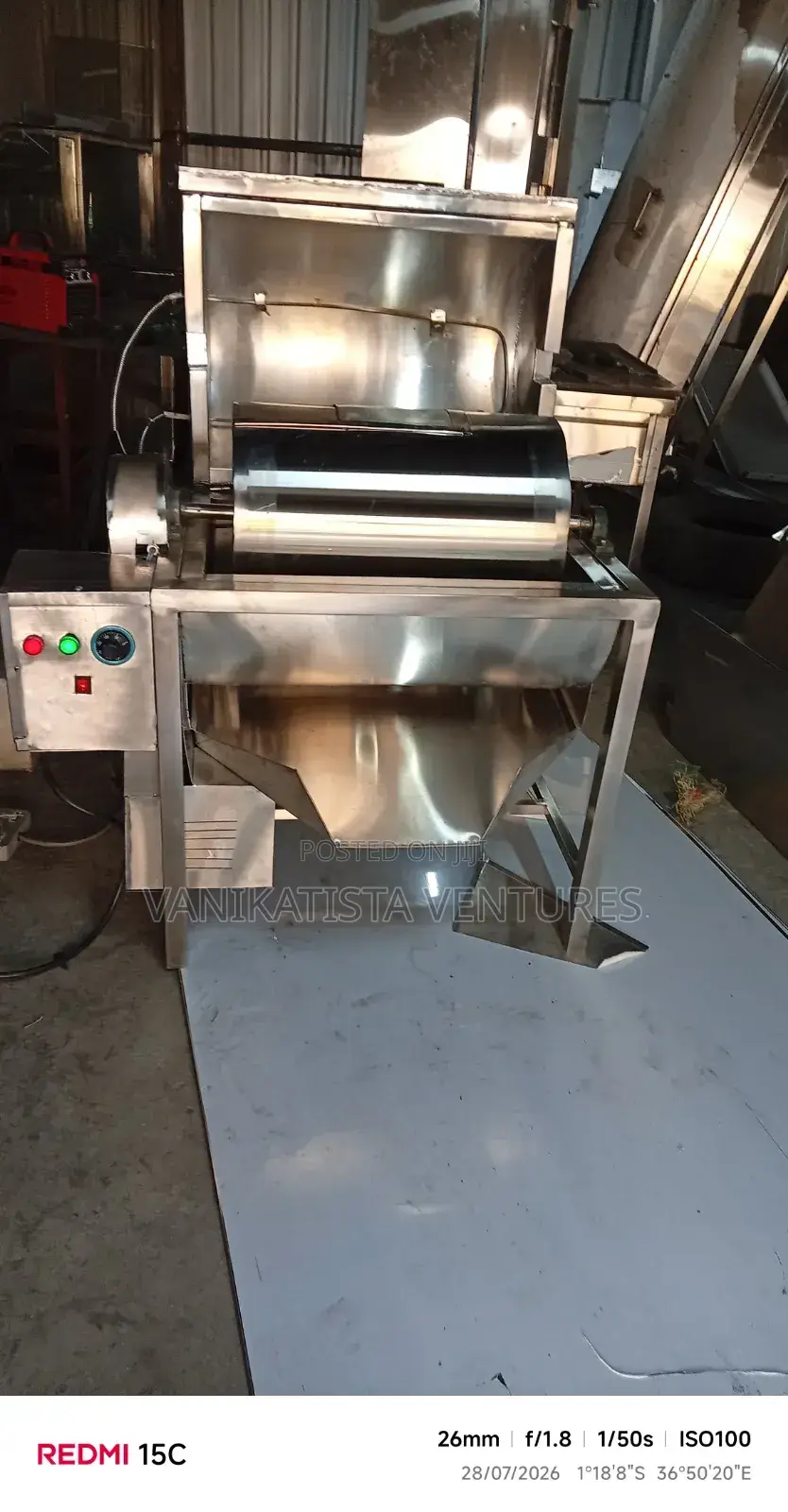 120Kg Per Hour, Peanut Roasting Machine