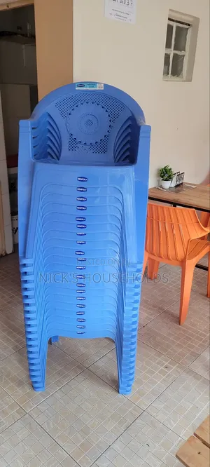 Blue Plastic Chairs, 2014 Chairs