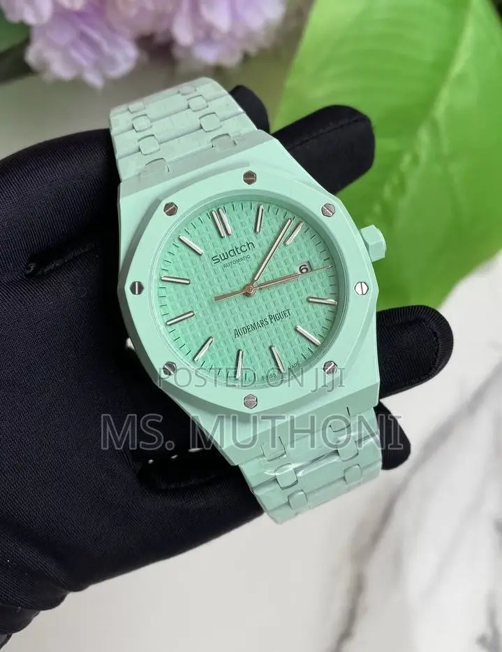 mint Green Model Audemars Piguet X Swatch Royal Pop