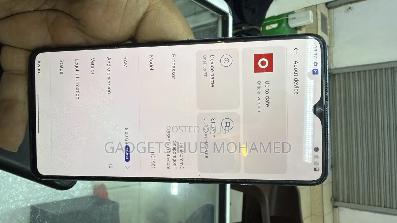 OnePlus 7T 128 GB Blue