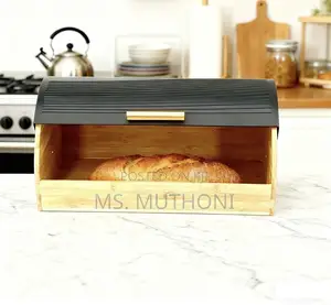 Eco-Friendly Bamboo Bread Box