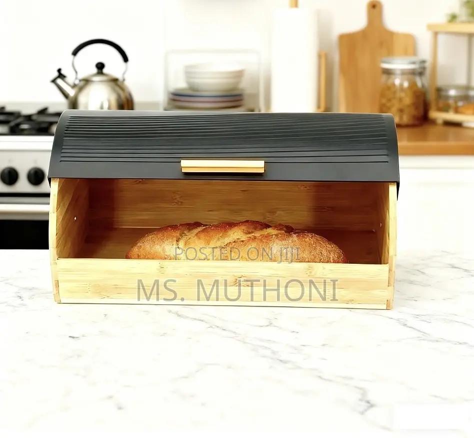 Eco-Friendly Bamboo Bread Box