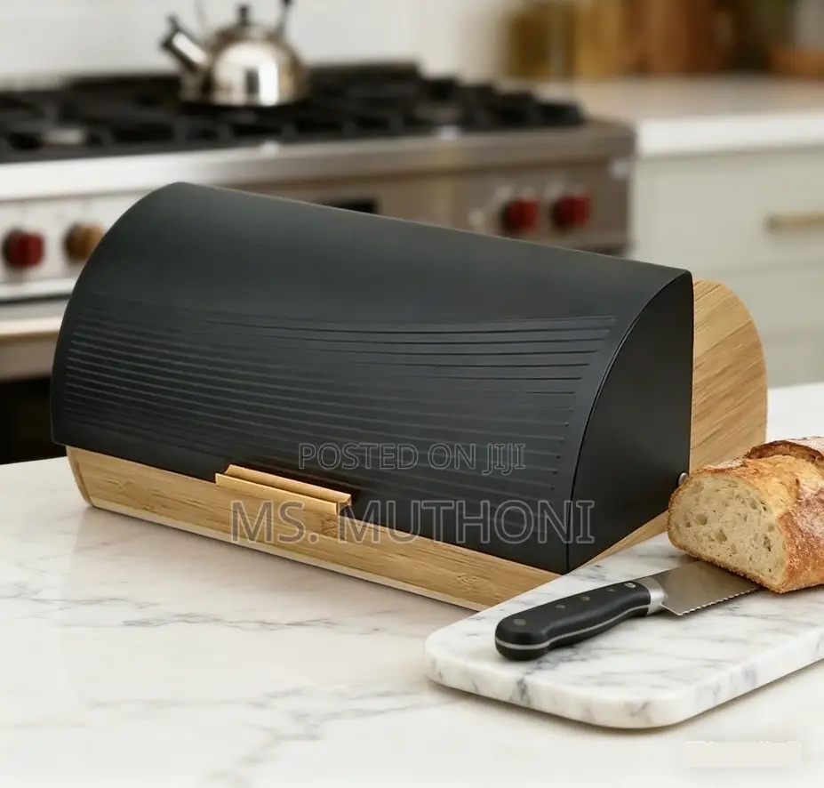 Eco-Friendly Bamboo Bread Box