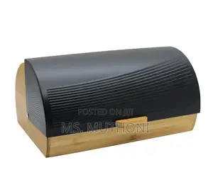 Eco-Friendly Bamboo Bread Box
