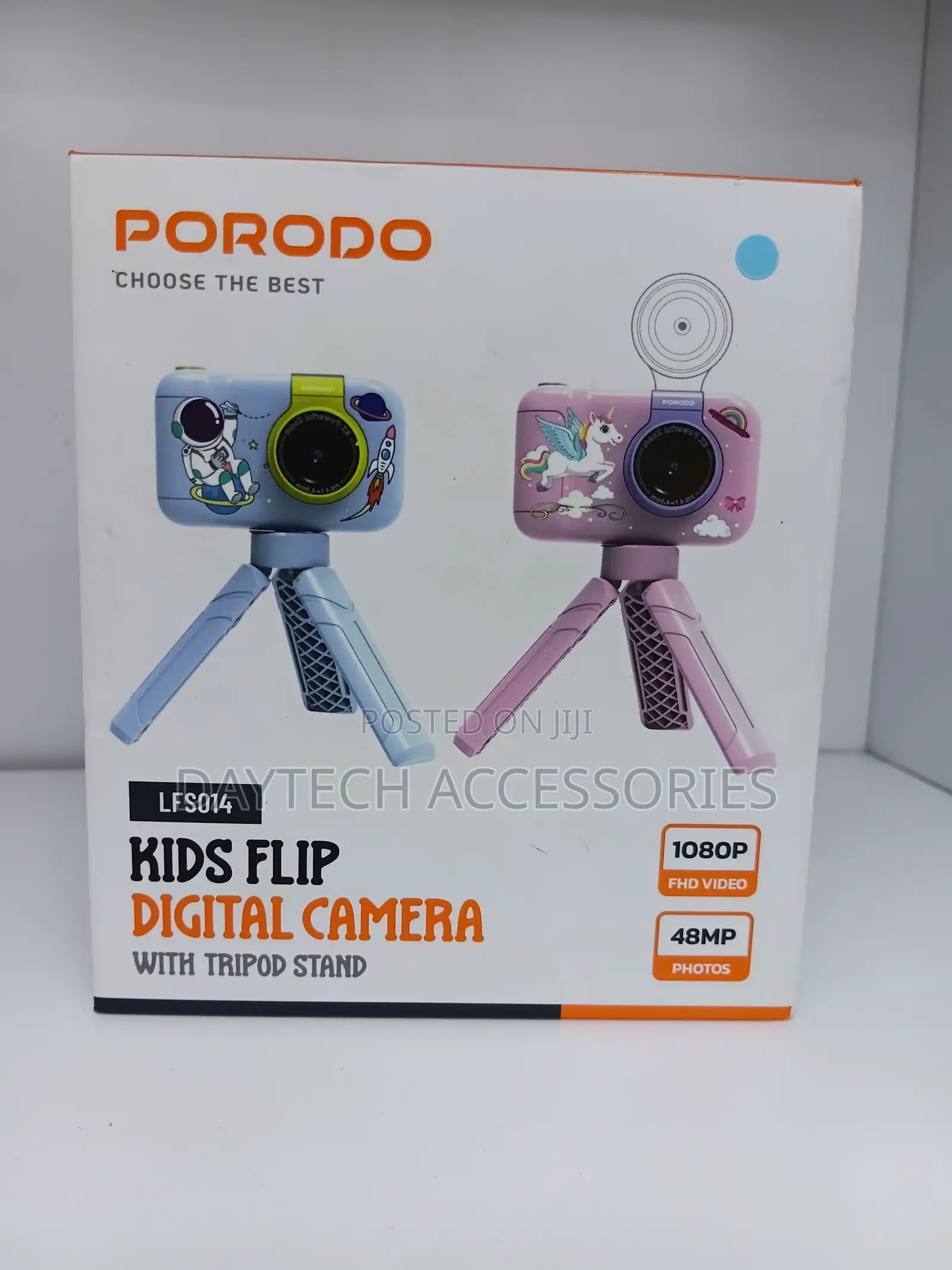 This Is a Porodo Lifestyle Kids Flip Digital Camera (Model LFS014)