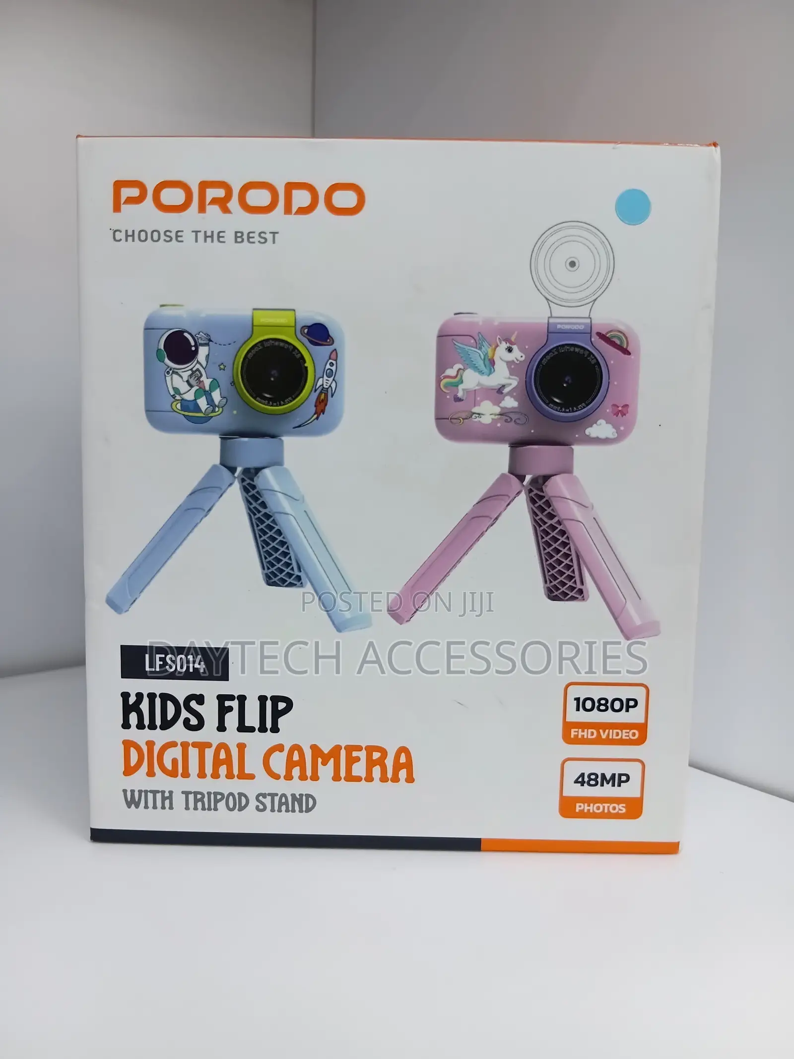 This Is a Porodo Lifestyle Kids Flip Digital Camera (Model LFS014)