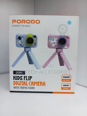 This Is a Porodo Lifestyle Kids Flip Digital Camera (Model LFS014)