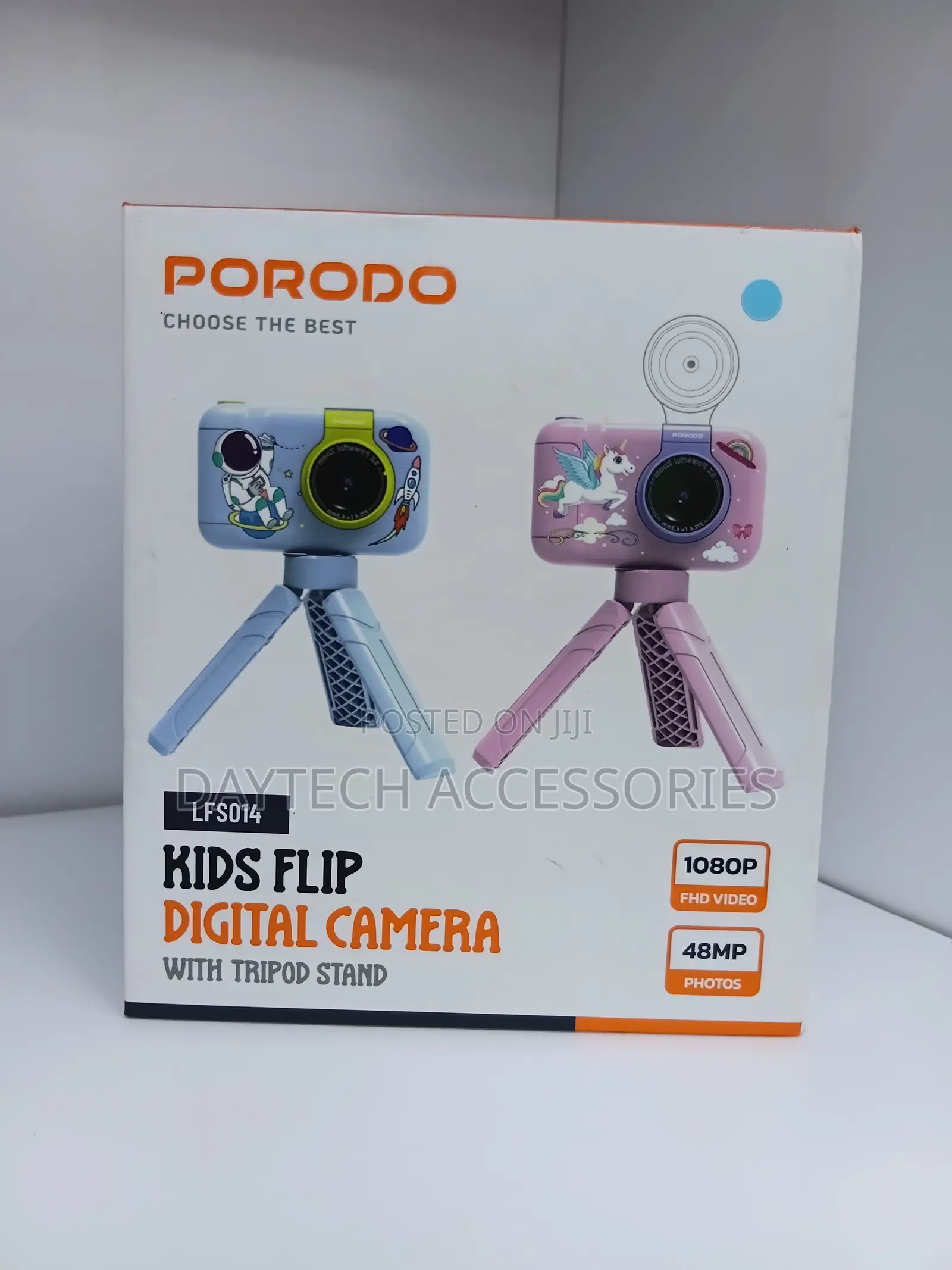 This Is a Porodo Lifestyle Kids Flip Digital Camera (Model LFS014)