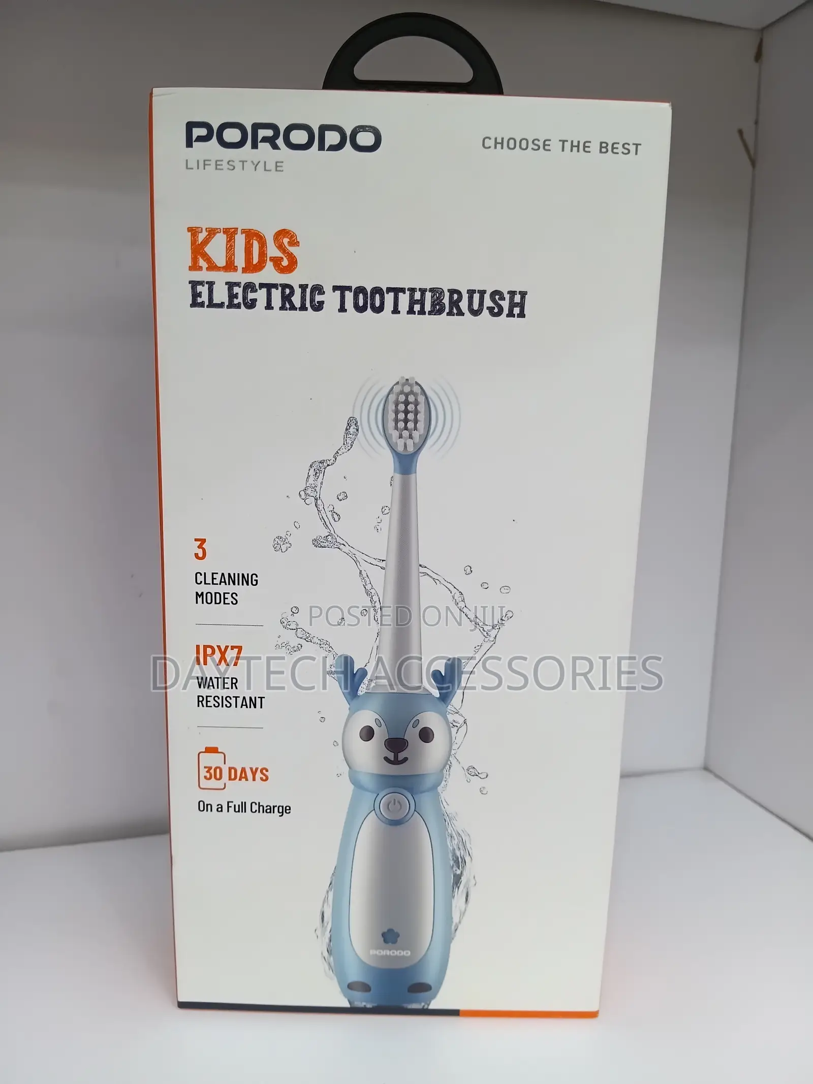 This Is a Porodo Lifestyle Kids Electric Toothbrush.