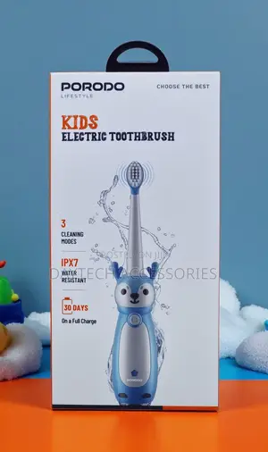 Porodo Lifestyle Kids Electric Toothbrush 350mAh Battery.