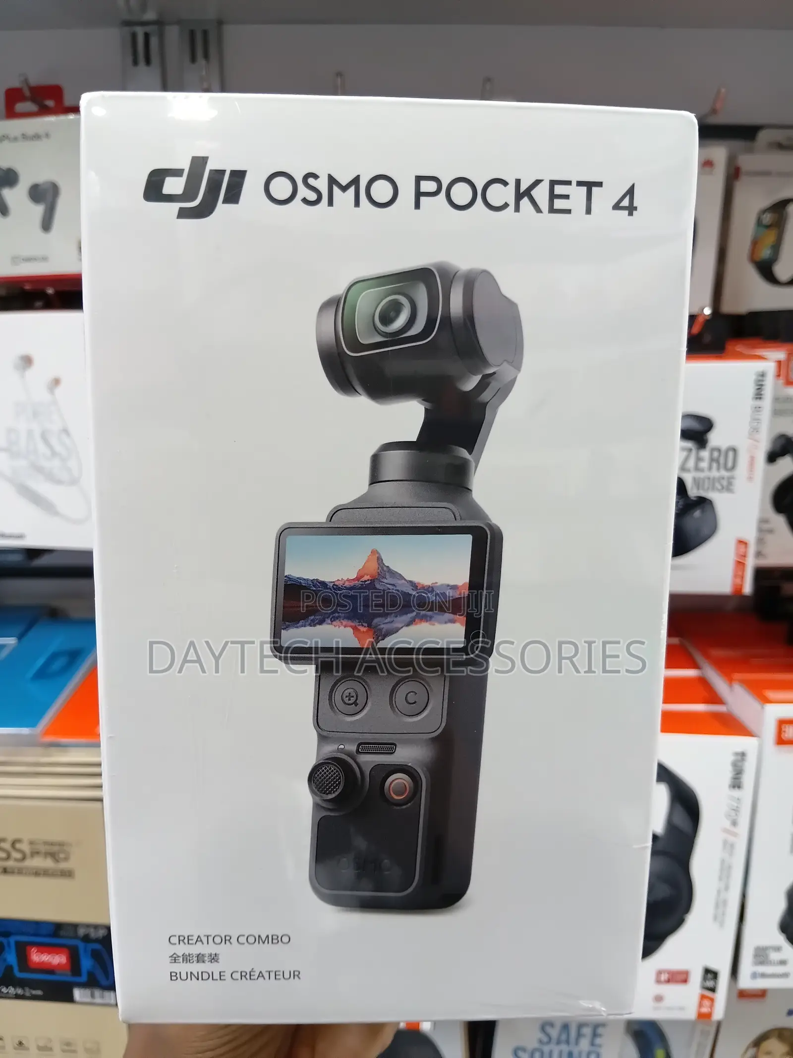 This Is a DJI Osmo Pocket 4 Creator Combo 3-Axis Camera.