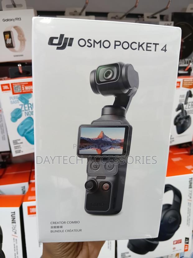 DJI Osmo Pocket 4 Creator Combo Camera Featuring 3-Axis Stabilization - main view