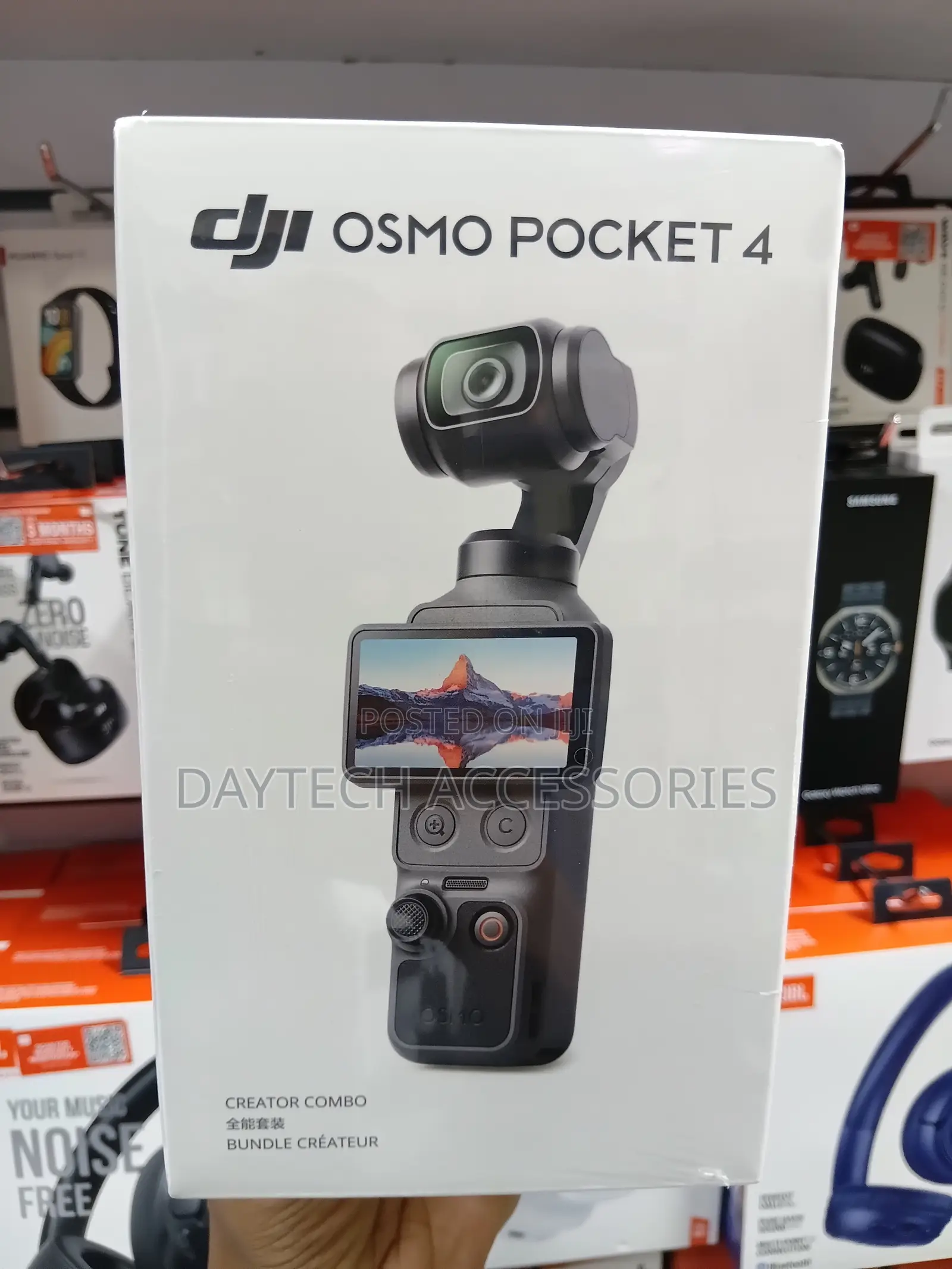 DJI Osmo Pocket 4 Creator Combo Gimbal Camera Video Recording.