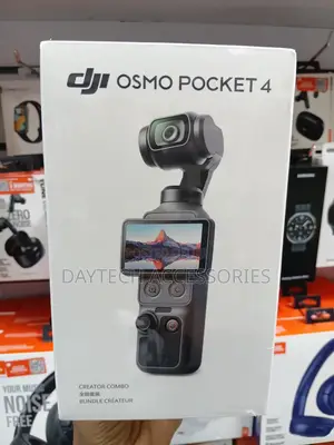 DJI Osmo Pocket 4 Creator Combo Gimbal Camera Video Recording.