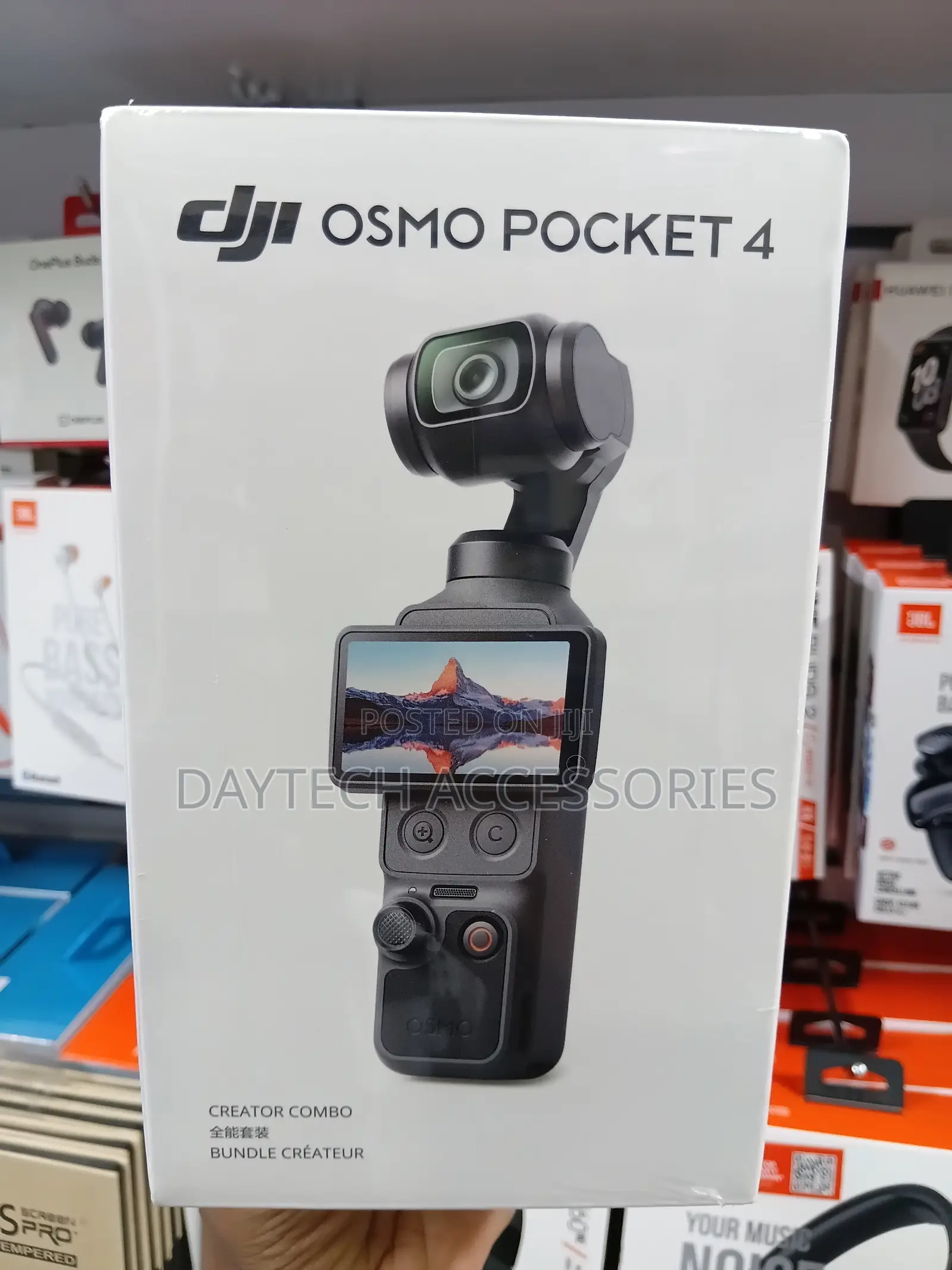 DJI Osmo Pocket 4 Creator Combo Gimbal Camera Video Recording.