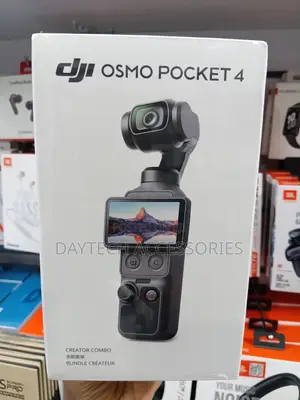 DJI Osmo Pocket 4 Creator Combo Gimbal Camera Video Recording.