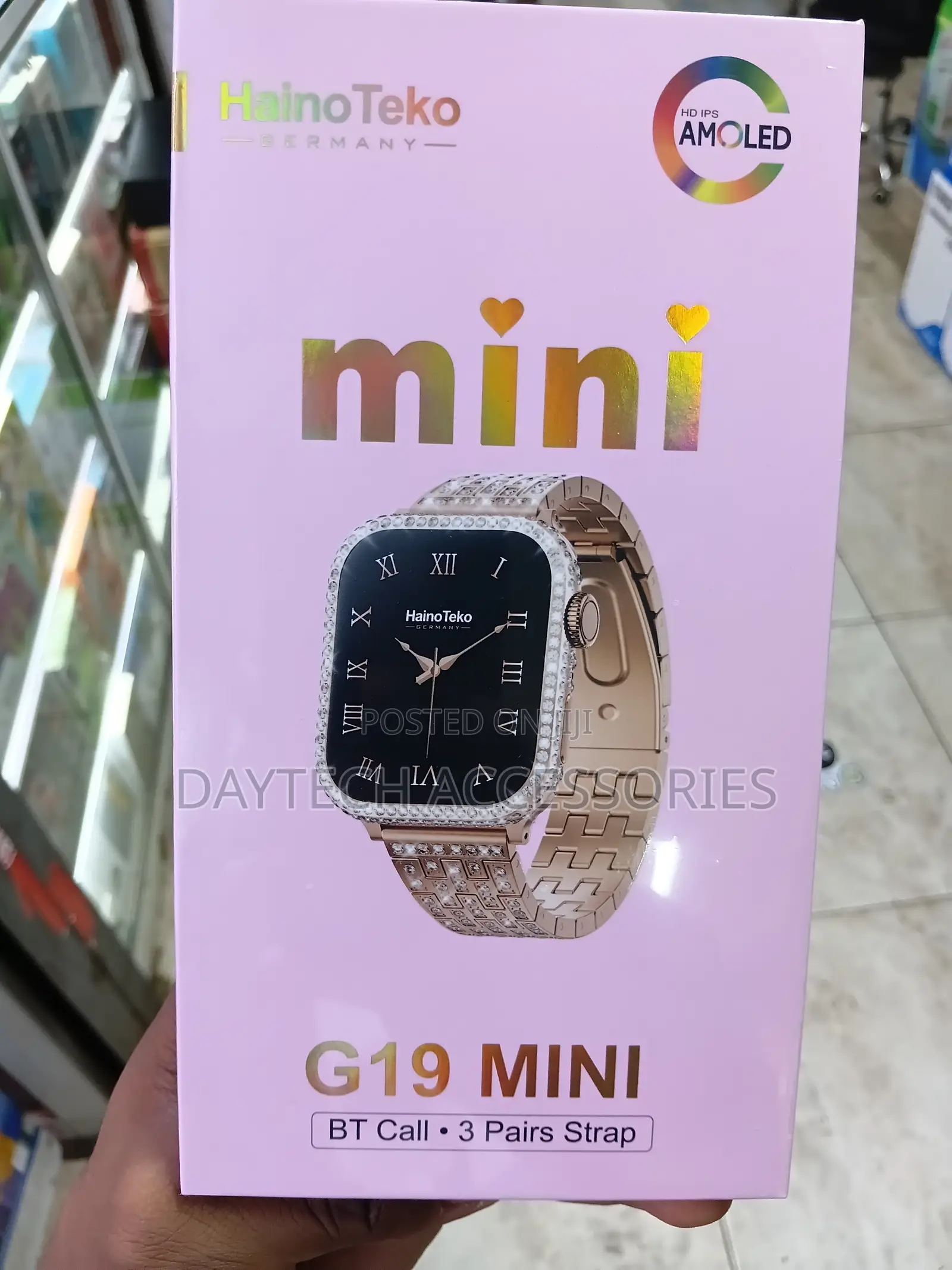 The Hainoteko G19 Mini Ladies' Smartwatch Featuring an AMOLED Display