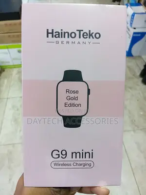 HainoTeko G9 Mini Smartwatch for Women With 3 Straps Bracelet.