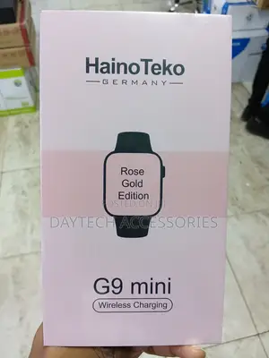 HainoTeko G9 Mini Smartwatch for Women With 3 Straps Bracelet.
