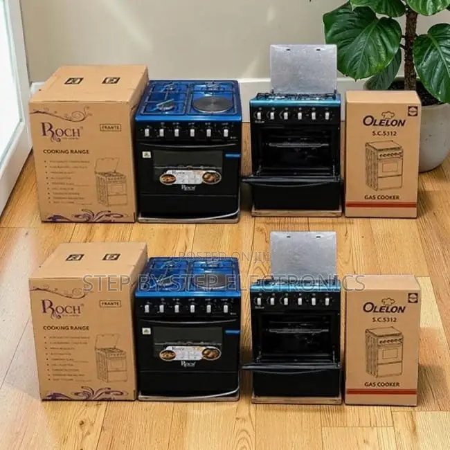 Precision Cooking 4 Gas 3 Gas Burners +1 Electric Free Standing Cooker