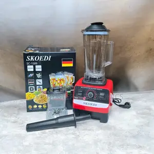 Heavy-Duty Silver Crest 2-in-1 Double Cup Blender Grinder