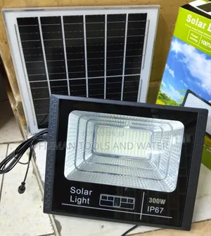Large View LED Solar Lights 300 Watts SET 16 HRS WORKING