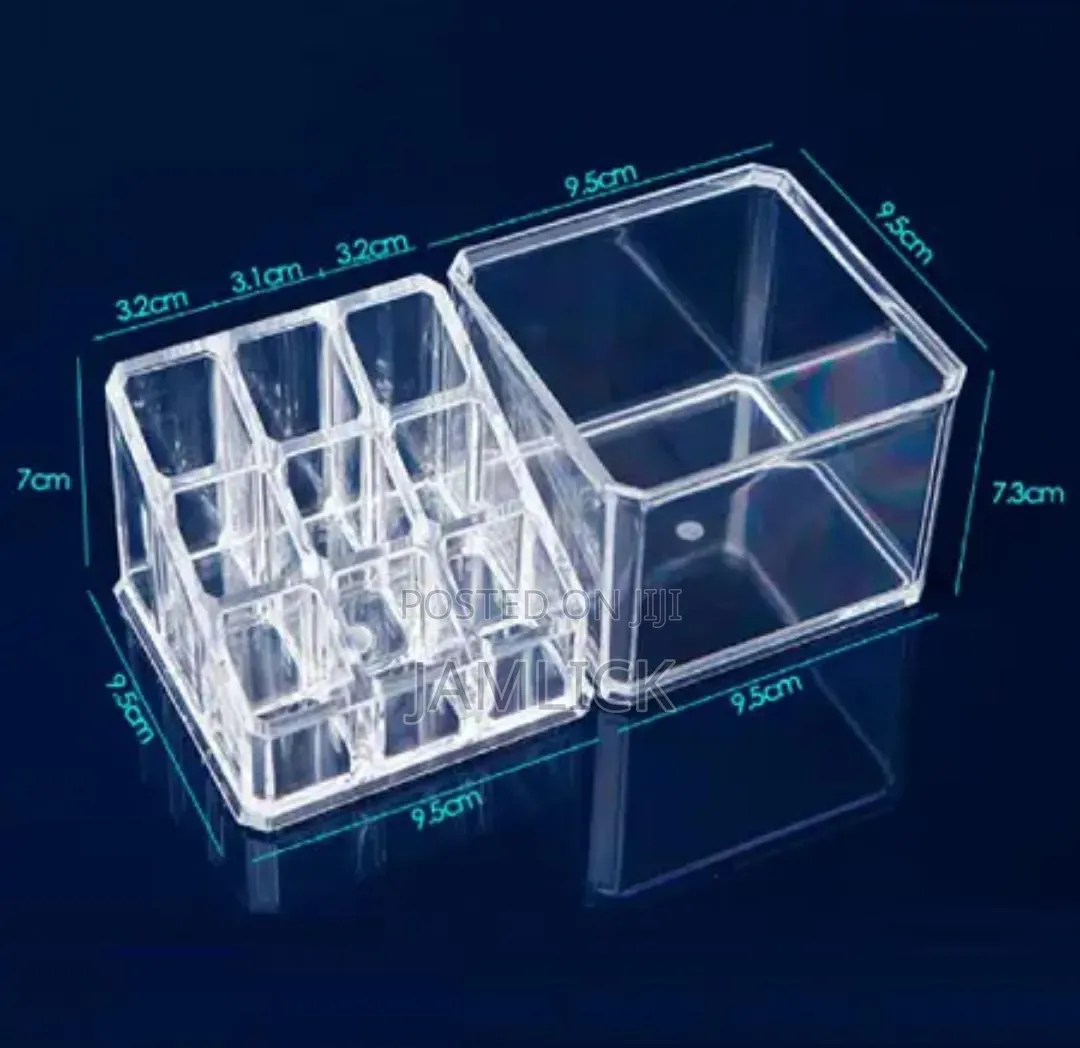 9-Grid 2-Layer Acrylic Cosmetics Organizer - Pm
