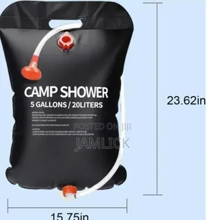 Black 20L Camping Shower Bag - Pm