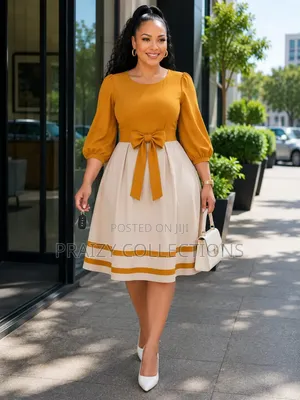 Grace Bow Waist Midi Dress