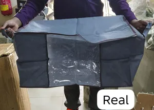 80L Clear Front Foldable Clothes Organizer Bag - Pm