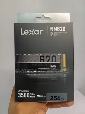 This Is a Lexar NM620 M.2 2280 NVMe SSD With a Capacity of 256GB.