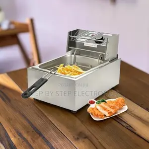 Efficient 4l/6l/10l Electric Single Tank Stainless Steel Deep Fryer