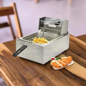 Compact 4l/6l/10l Electric Single Tank Stainless Steel Deep Fryer