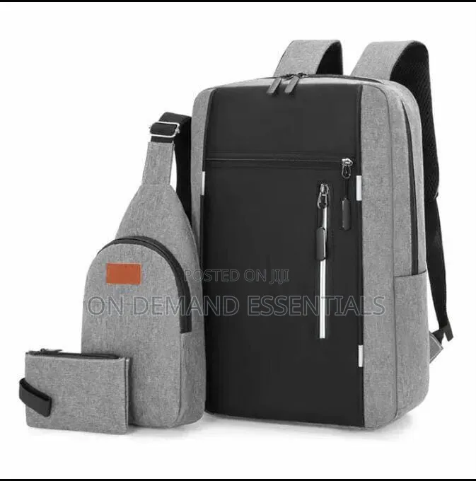 3-in-1 Anti-Theft Laptop Backpack