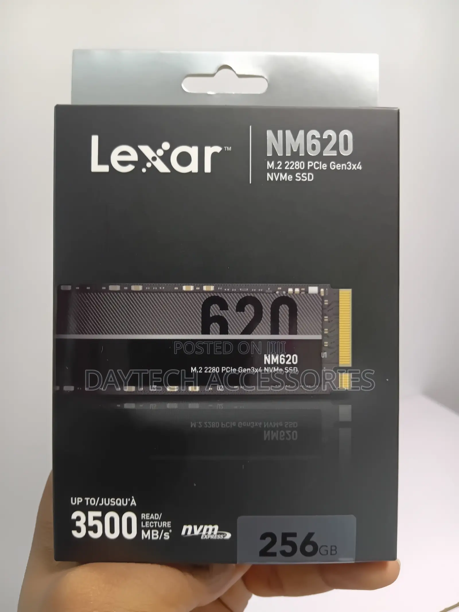 Lexar NM620 256 GB Internal SSD M.2 PCIe Gen 3*4 NVMe 2280 – 256GB